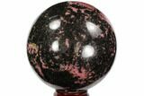 Beautiful Rhodonite Sphere - Madagascar #96203-1